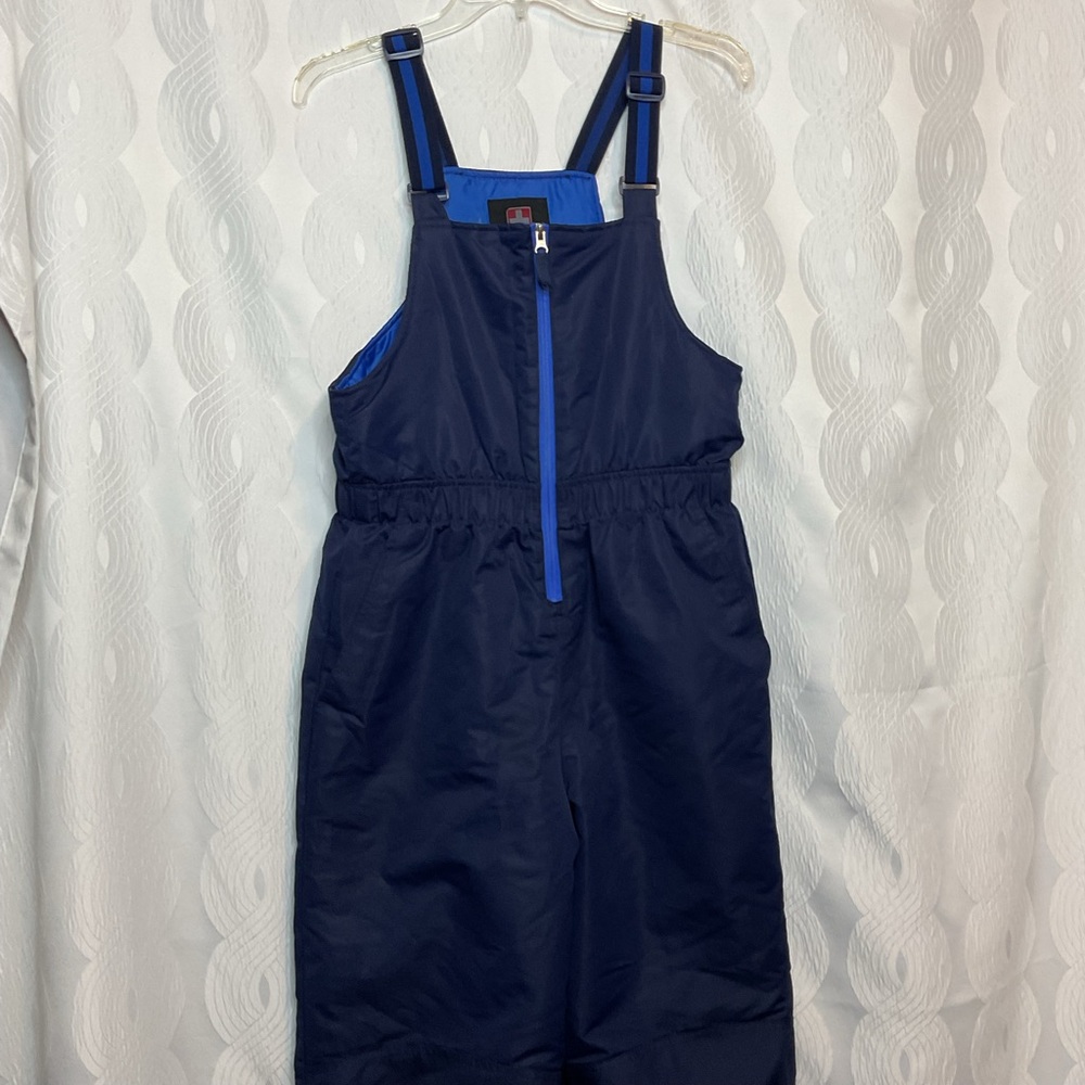 Swiss Tech youth 14/16 insulated snow bibs navy blue